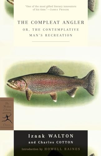 Cover of The Compleat Angler by Izaak Walton, Modern Library Classics paperback edition