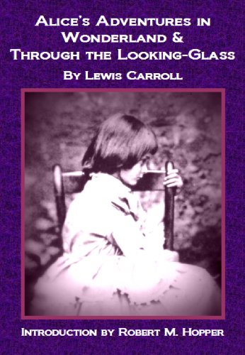 Alice's Adventures in Wonderland and Through the Looking-Glass book cover for Lewis Carroll travel quotes