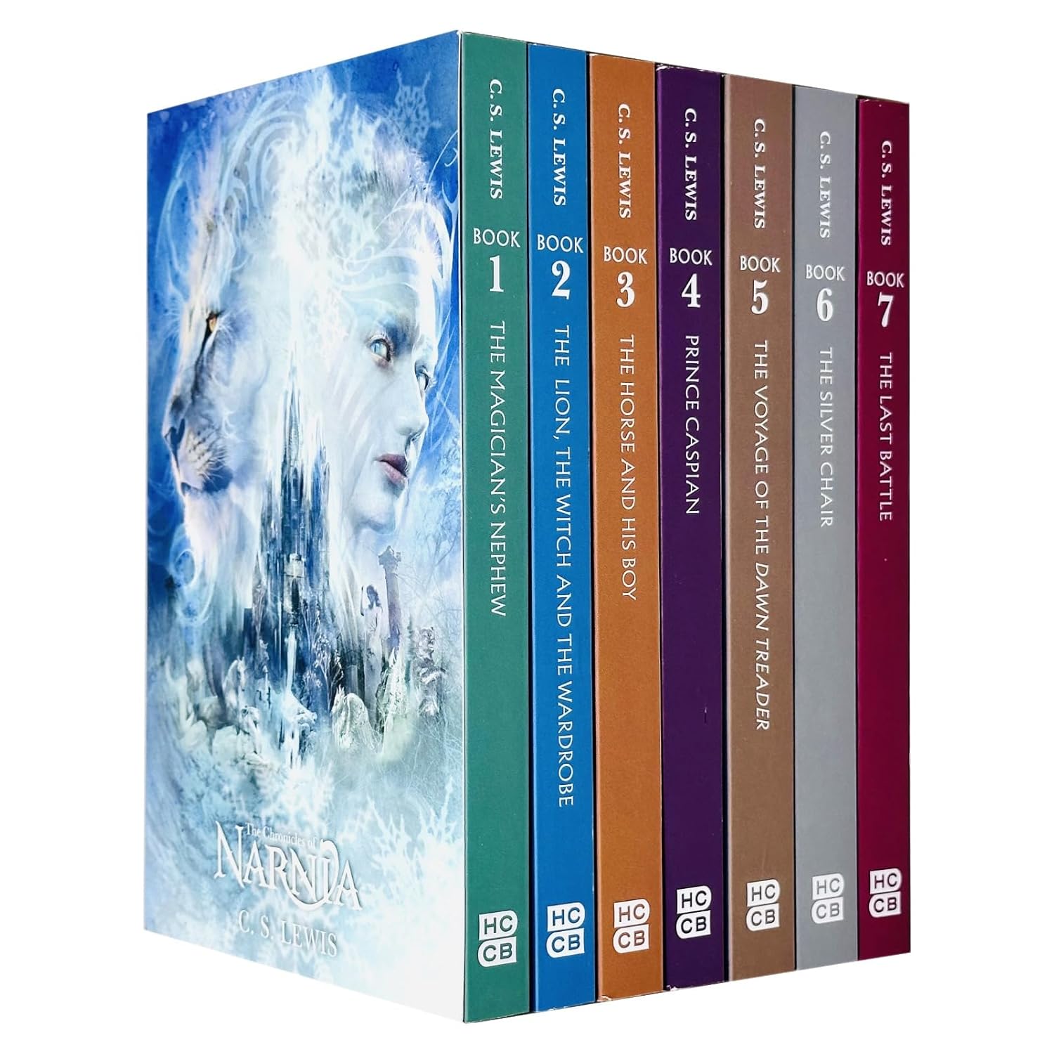 The Chronicles of Narnia 7 Books Collection Box Set, book cover