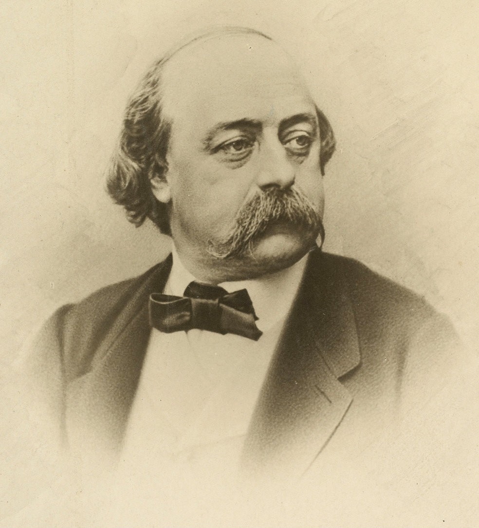 Gustave Flaubert portrait, photograph by Nadar